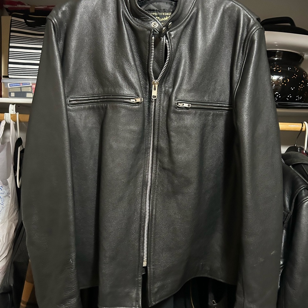 Men's Black Leather Jacket